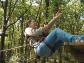  In the middle of the forest 